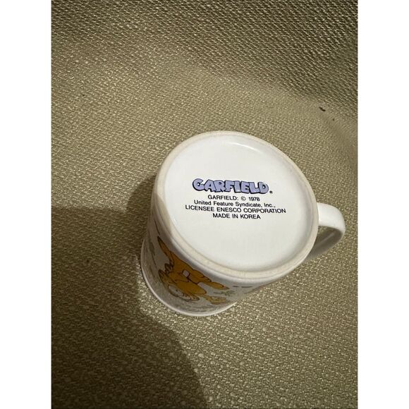 Vintage 1978 Garfield Cat Ceramic Coffee Tea Cup Mug Mom - Picture 5 of 8